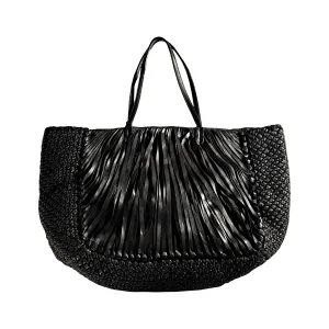 Woven Leather "Kenia" Travel Tote by Federico Nardini