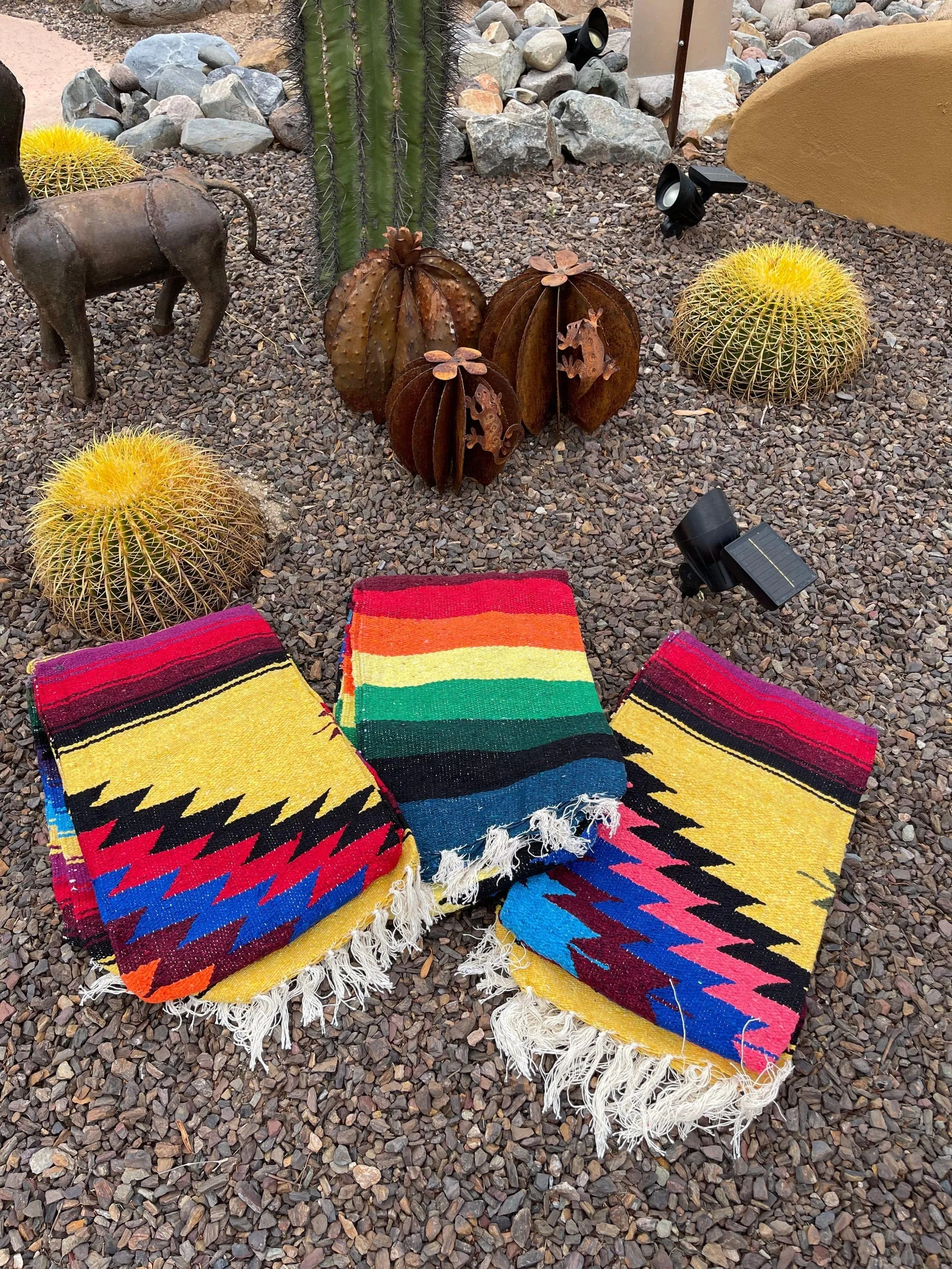 Yellow FANCY DIAMANTE Blanket Or Area rug
